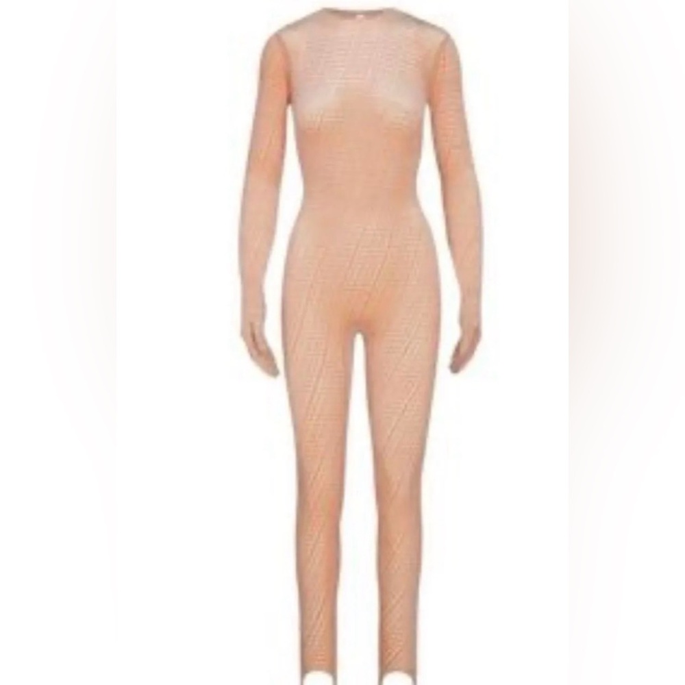 SKIMS NEW Velvet Logo Onesie Catsuit Size 3X